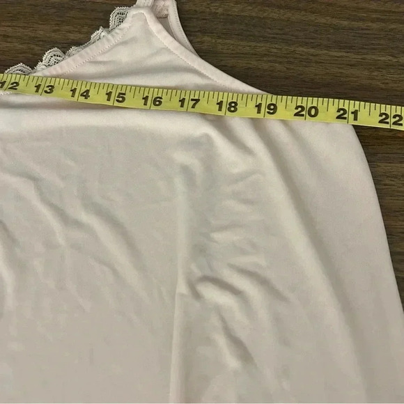 Torrid Pink Lace Trim Button Front Top - Picture 6 of 8